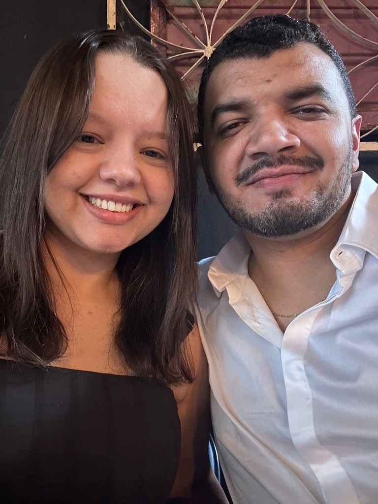 Momento especial a dois, sorrisos juntos